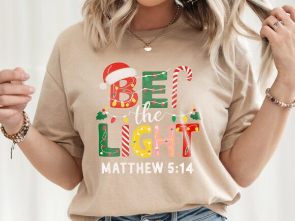 Be the Light Christmas T-Shirt Design Review