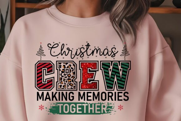 Christmas Crew SVG Family PNG T Shirt Design Review