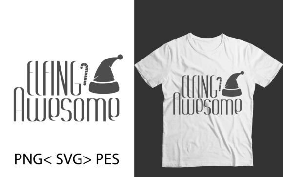 Christmas Quote T-Shirt Vector for Real Embroidery Projects