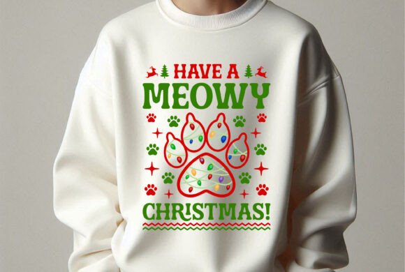Have a Meowy Christmas T-shirt Design Review