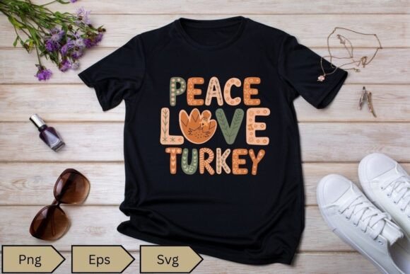 Peace Love Turkey Thanksgiving Women’s Design Review