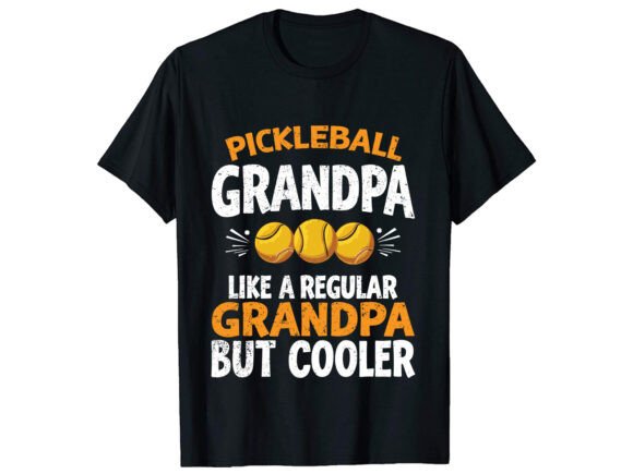 Pickleball Grandpa T-Shirt Design Review for Real Projects