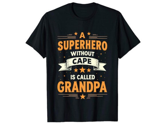 Superhero Grandpa T-Shirt Design Review