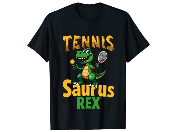 Tennis Saurus Rex T-Shirt Design Review
