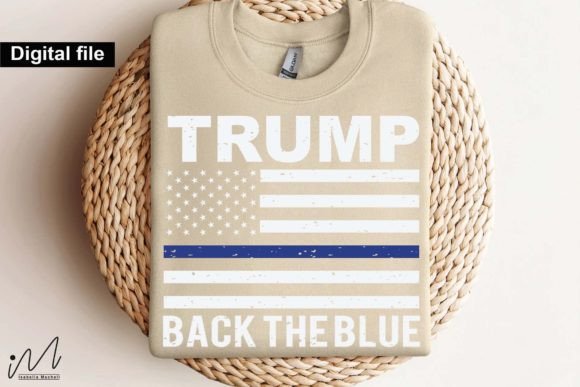 Trump Back the Blue Svg Review for Real Embroidery Projects